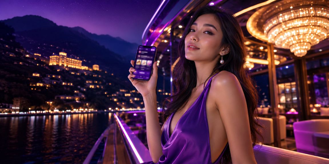 Người dùng tại Sa Pa xem điều khoản casino trên điện thoại trong ánh đèn tối