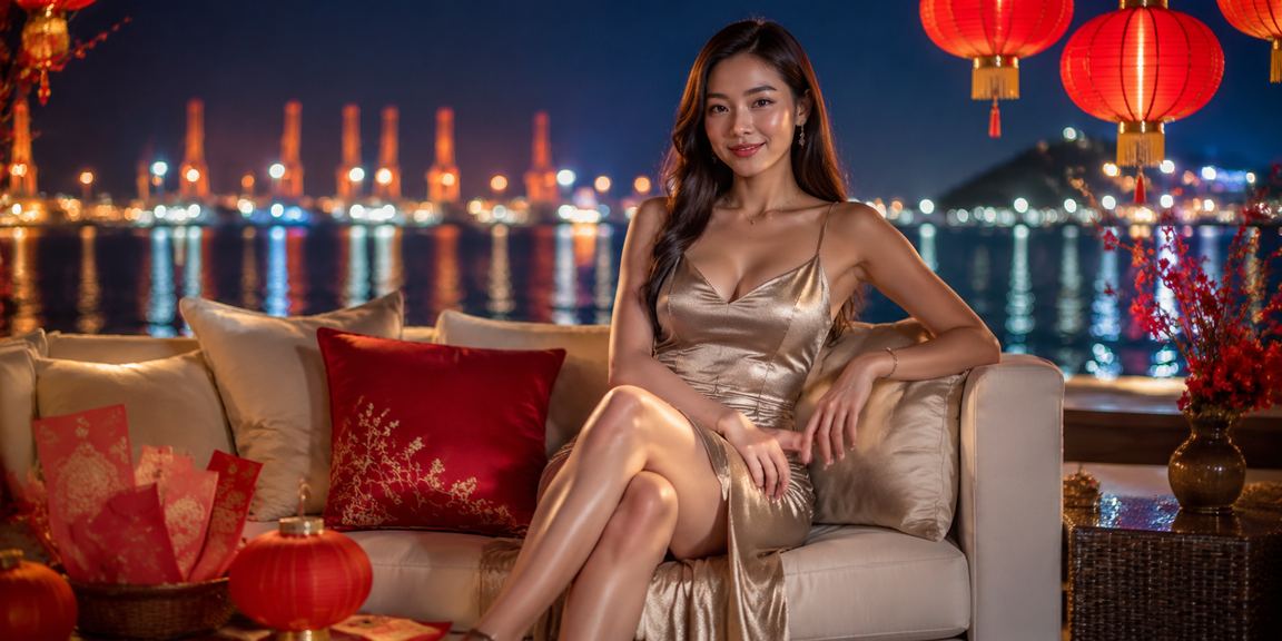 Không khí sự kiện cuối tuần tại Vũng Tàu với đèn lồng và phần thưởng